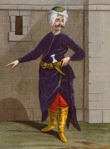 Chatir, 28. tábla Charles de Ferriol „Levante különböző nemzeteit ábrázoló száz lenyomat gyűjteményéből”, vésette Gerard Scotin (1671-1716), 1707-08 alkotó: Jean Baptiste Vanmour